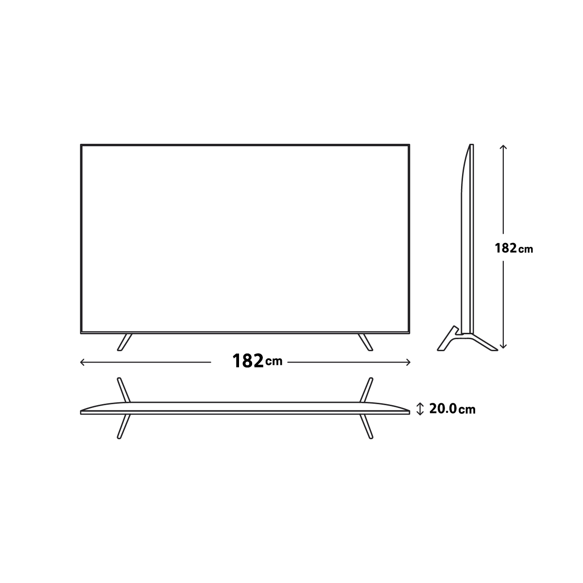 Lg Oled Tv 75 Inch, 4k Hdr,wife, Smart Monitor, 75qned7s6qa - Almanea